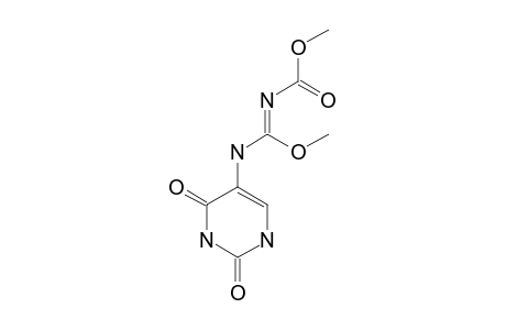 5-[1-[3-(methoxycarbonyl)-O-methylpseudoureido]]uracil