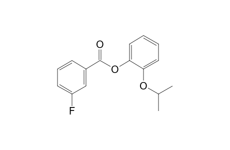 3-Fluorobenzoic acid, 2-isopropoxyphenyl ester