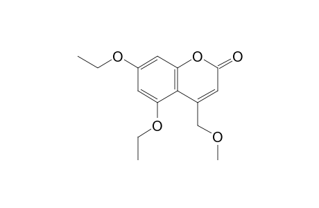 5,7-Diethoxy-4-(methoxymethyl)coumarin