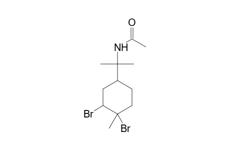 Cyclohexane, 1,2-dibromo-1-methyl-4-(2-acetamidopropan-2-yl)-