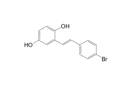 2-[(E)-2-(4-bromophenyl)ethenyl]benzene-1,4-diol