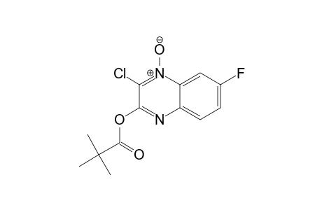 2-Chloro-7-fluoro-3-(pivaloyloxy)quinoxaline 1-Oxide