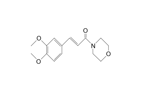 Morpholine, 4-[3-(3,4-dimethoxyphenyl)-1-oxo-2-propenyl]-