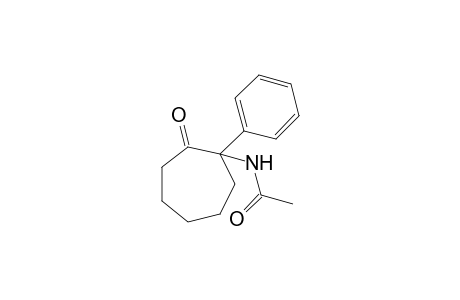 N-(2-oxo-1-phenyl-cycloheptyl)acetamide