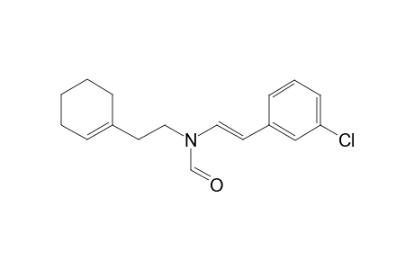 N-[2'-(Cyclohex-1'-enyl)ethy])-N-(3'-chlorostyryl)formamide