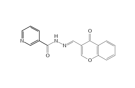 nicotinic acid, [(4-oxo-4H-1-benzopyran-3-yl)methylene]hydrazide