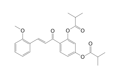 2',4'-Dihydroxy-2-methoxychalcone, bis(2-methylpropionate)