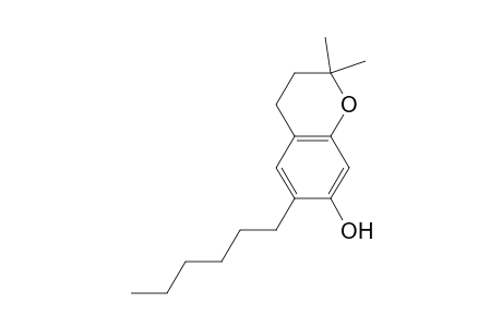 2,2-Dimethyl-6-hexyl-7-hydroxy3,4-dihydro-2h-1-benzopyran