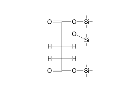 Pentanedioic acid, 2-[(trimethylsilyl)oxy]-, bis(trimethylsilyl) ester