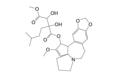 Cephalotaxine, 4-methyl 2,3-dihydroxy-2-(3-methylbutyl)butanedioate (ester), [3(2R,3S)]-