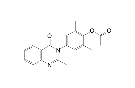 3-(4-Hydroxy-3,5-xylyl)-2-methyl-4(3H)-quinazolinone, acetate(ester)