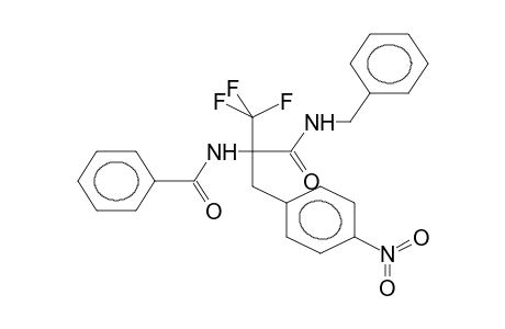 2-BENZAMIDO-2-TRIFLUOROMETHYL-3-(4-NITROPHENYL)-N-BENZYLPROPIONAMIDE