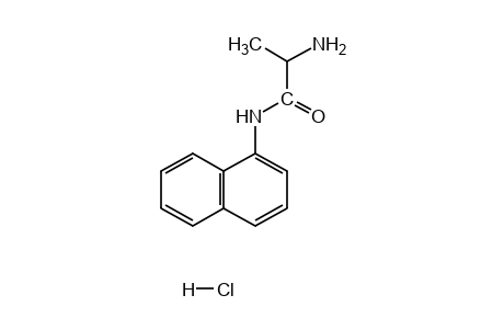 DL-2-amino-N-1-naphthylpropionamide, monohydrochloride