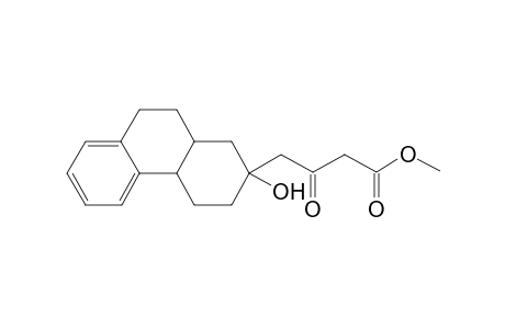 (2RS,4aSR,10aRS)-2-(3-Methoxycarbonyl-2-oxopropyl)-1,2,3,4,4a,9,10,10a-octahydrophenanthren-2-ol