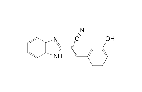 alpha-(m-hydroxybenzylidene)-2-benzimidazoleacetonitrile