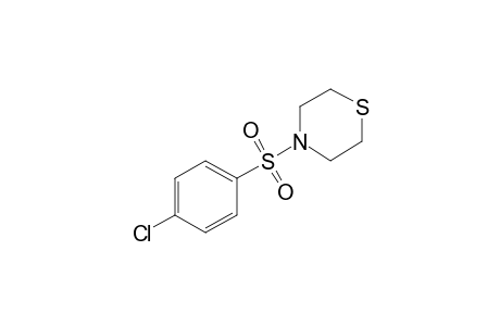 4-[(p-chlorophenyl)sulfonyl]thiomorpholine