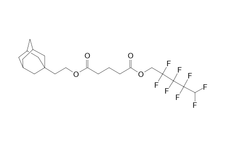 Glutaric acid, 2-(adamant-1-yl)ethyl 2,2,3,3,4,4,5,5-octafluoropentyl ester