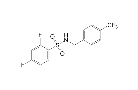 2,4-difluoro-N-[p-(trifluoromethyl)benzyl]benzenesulfonamide