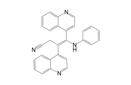 3-Anilino-3,4-bis(4'-quinolinyl)-3-butenenitrile