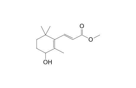 2-Propenoic acid, 3-(3-hydroxy-2,6,6-trimethyl-1-cyclohexen-1-yl)-, methyl ester, (E)-