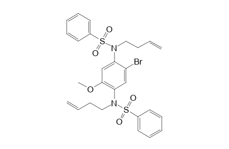 N-[2-bromanyl-4-[but-3-enyl(phenylsulfonyl)amino]-5-methoxy-phenyl]-N-but-3-enyl-benzenesulfonamide