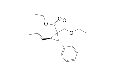 Diethyl trans-2-phenyl-3-propenylcyclopropane 1,1-dicarboxylate