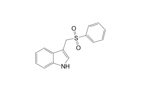 3-[(phenylsulfonyl)methyl]indole