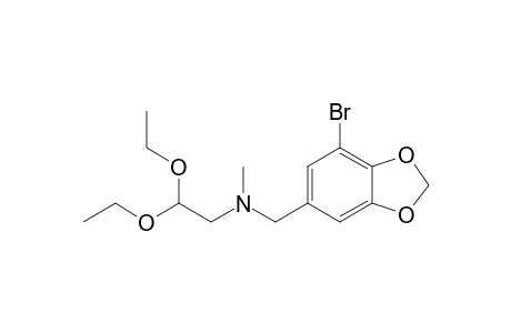 N-[(7-bromo-1,3-benzodioxol-5-yl)methyl]-2,2-diethoxy-N-methylethanamine