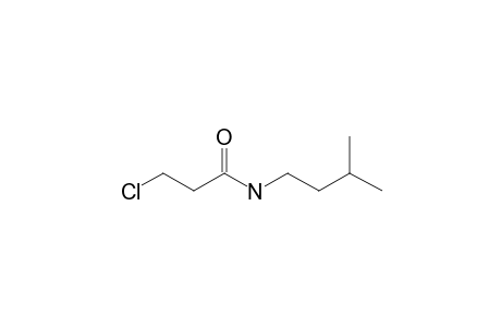 Propionamide, 3-chloro-N-3-methylbutyl-