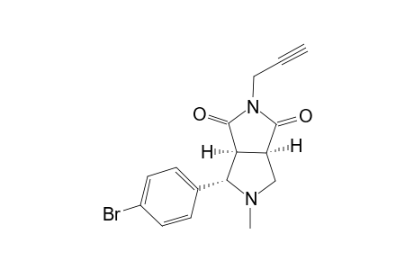 endo-4-(4-Bromophenyl)-5-methyl-2-prop-2-ynyl-1,3,3a.alpha.,4.beta.,6.alpha.,.beta.,6a.alpha.-hexahydropyrrolo[3,4-c]pyrrole-1,3-dione