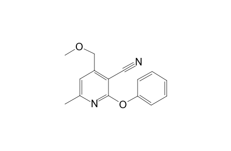 3-pyridinecarbonitrile, 4-(methoxymethyl)-6-methyl-2-phenoxy-