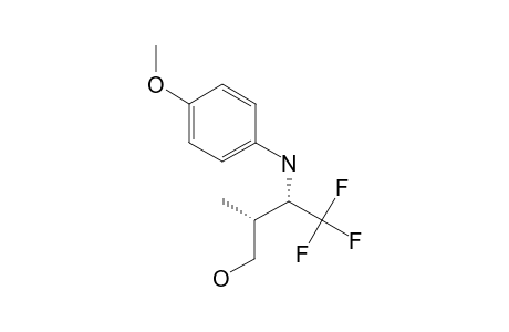 (2S,3S)-3-(4-METHOXYPHENYLAMINO)-4,4,4-TRIFLUORO-2-METHYLBUTAN-1-OL