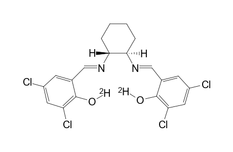 TRANS-N,N'-BIS-(3,5-DICHLOROSALICYLIDENE)-CYCLOHEXANEDIAMINE;DEUTERATED_SPECIES