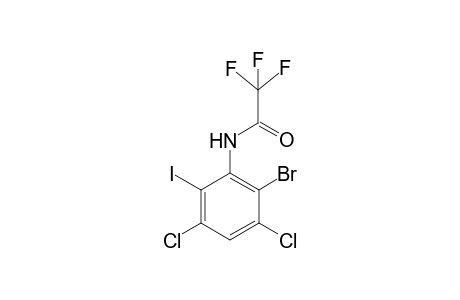 N-(2-bromo-3,5-dichloro-6-iodophenyl)-2,2,2-trifluoroacetamide