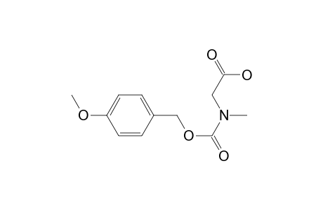 Glycine, N-[[(4-methoxyphenyl)methoxy]carbonyl]-N-methyl-