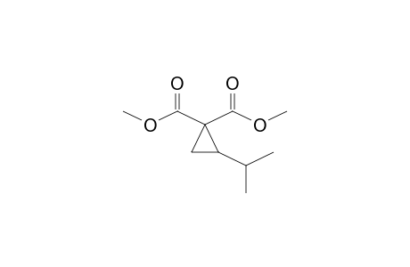 1,1-Cyclopropanedicarboxylic acid, 2-(1-methylethyl)-, dimethyl ester