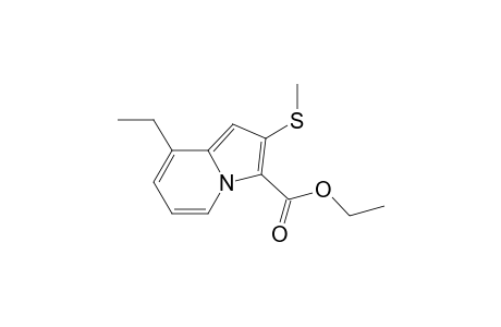 8-Ethyl-2-(methylthio)-3-indolizinecarboxylic acid ethyl ester