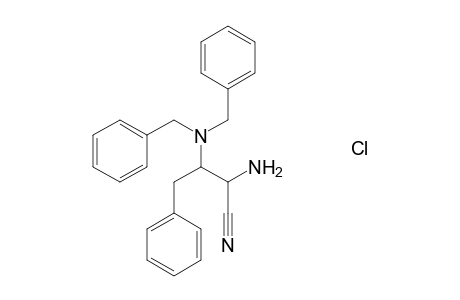 Pentansaeurenitril, 2-amino-3-(dibenzylamino)-, hydrochlorid