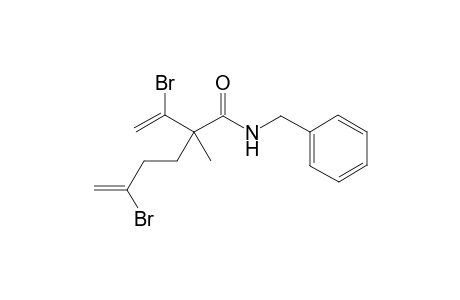 N-benzyl-5-bromo-2-(1-bromovinyl)-2-methylhex-5-enamide