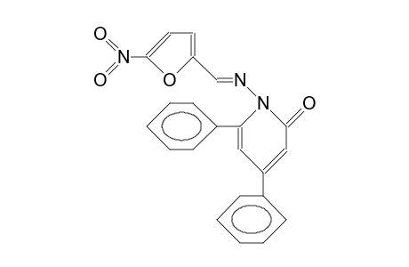 1-(5-Nitro-2-furfurylidene)amino-4,6-diphenyl-2(1H)-pyridone