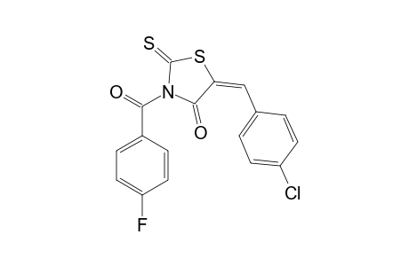 5-(4-Chlorobenzylidene)-3-(4-fluorobenzoyl)rhodanine
