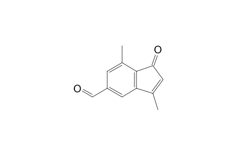 3,7-Dimethyl-1-oxo-1H-indene-5-carbaldehyde