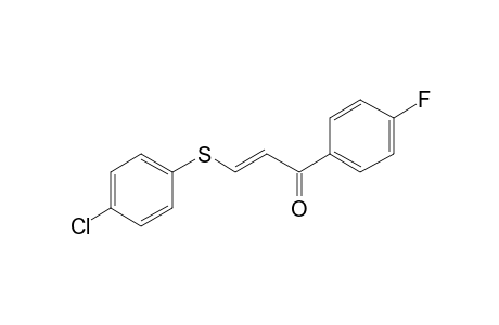 Propenone, 3-(4-chlorophenylthio)-1-(4-fluorophenyl)-