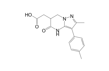 (2-Methyl-3-(4-methylphenyl)-5-oxo-4,5,6,7-tetrahydropyrazolo[1,5-a]pyrimidin-6-yl)acetic Acid