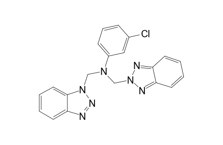 N-(BENZOTRIAZOL-1-YL-METHYL)-N-(BENZOTRIAZOL-2-YL-METHYL)-3-CHLORO-ANILINE