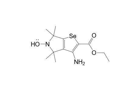 3-Amino-2-(ethoxycarbonyl)-4,4,6,6-tetramethyl-5,6-dihydro-4H-selenolo[2,3-c]pyrrol-5-yloxyl Radical