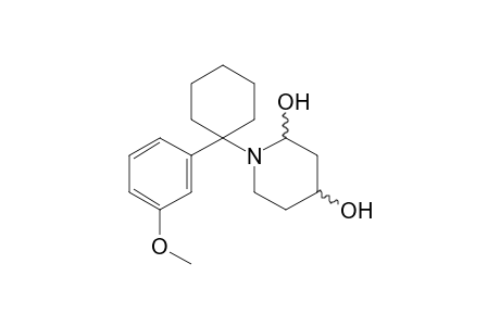 3-MeO-PCP-M (di-HO-piperidine-) MS2