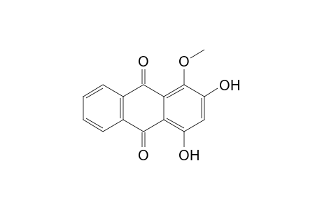 1-Methoxy-2,4-bis(oxidanyl)anthracene-9,10-dione