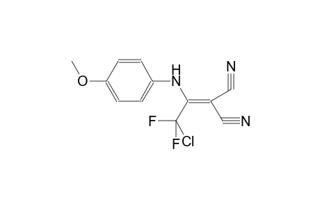 2-[2-Chloro-2,2-difluoro-1-(4-methoxy-phenylamino)-ethylidene]-malononitrile