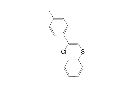 (Z)-2-Chloro-2-(4-methylphenyl)ethenyl phenyl sulfide